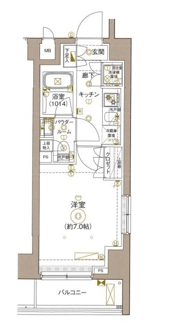 セジョリ川崎の間取り|間取りです。