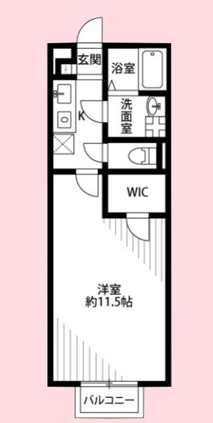 アムール コンセントの間取り
