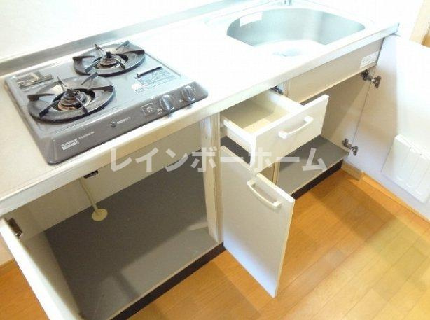 アムール コンセントのキッチン