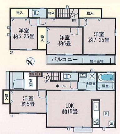 新築一戸建て 川越市南台２丁目　全２棟