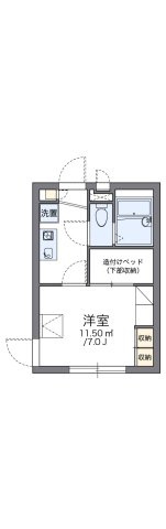 レオパレスカンナの間取り