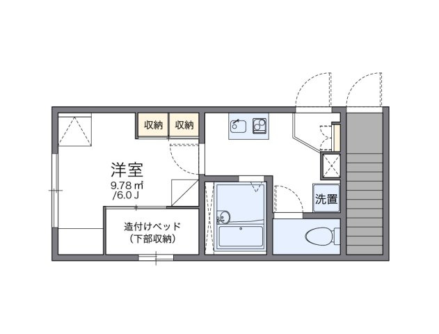 レオパレス末広の間取り