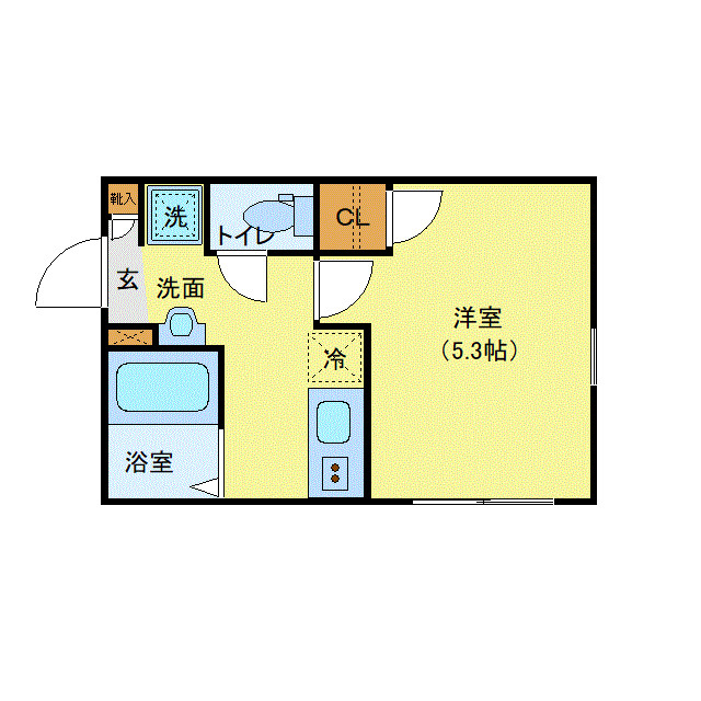 グレースコート町屋の間取り
