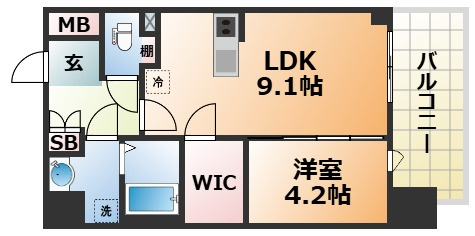 SDグランツ神戸Peninsulaの間取り