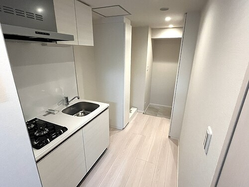 VIOR文京関口のその他|洋室からの玄関※同タイプ別部屋2025.12新築未入居時撮影