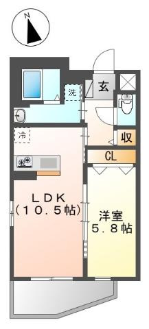 ＣＨＩＧＵＲＡ湯島　-チグラユシマ-の間取り