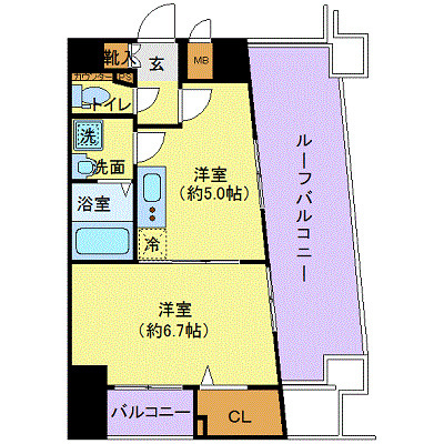 プレール・ドゥーク東京EASTの間取り
