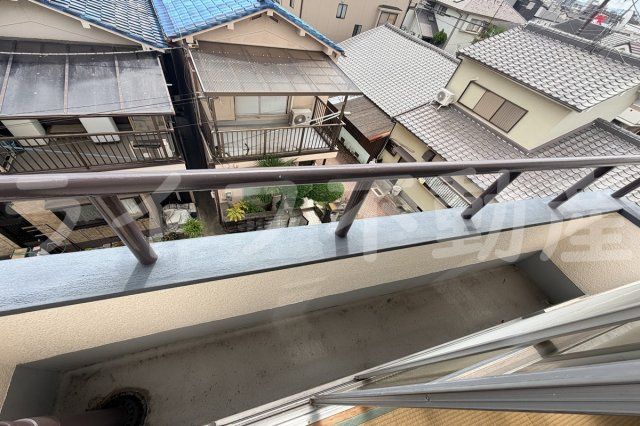 富士マンションのバルコニー
