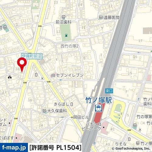 ＧＬＩＣＩＯＮ竹ノ塚の地図