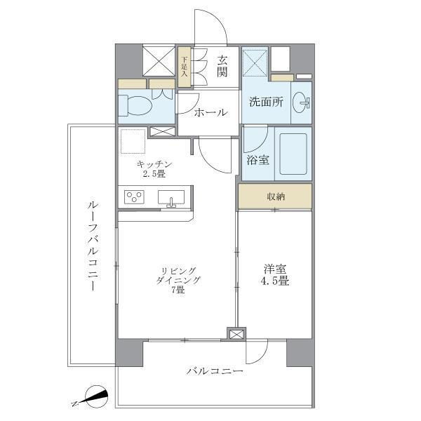 プレミアコンフォート西荻窪の間取り