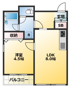松屋ビルの間取り