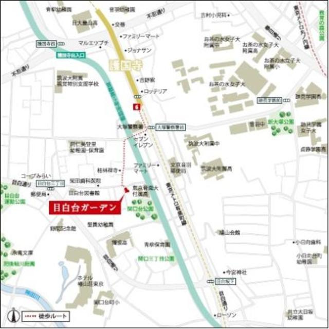 目白台ガーデンの地図
