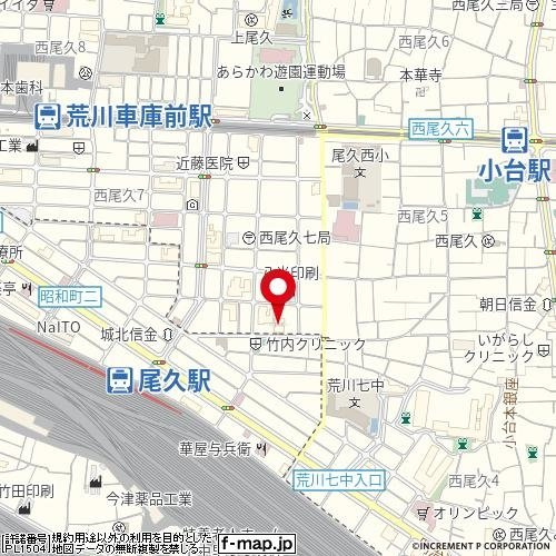 成加パラシオンの地図