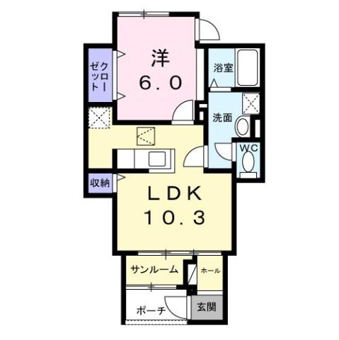 Ａ－１（エーワン）の間取り