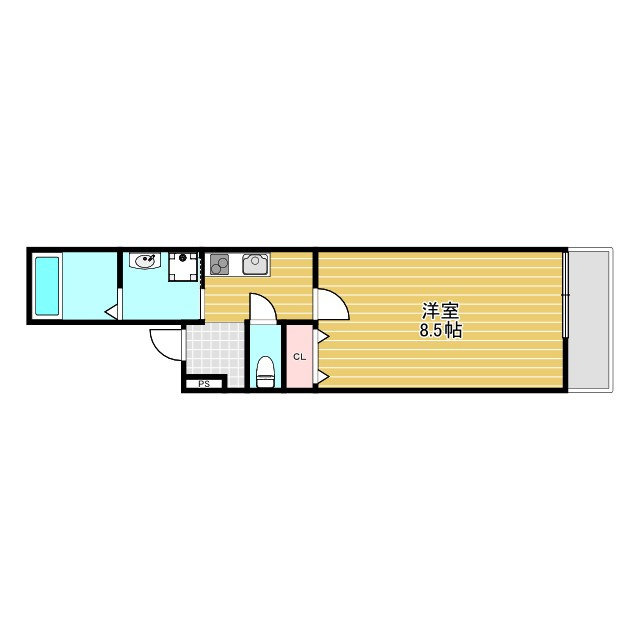 フジパレス下新庄駅南の間取り