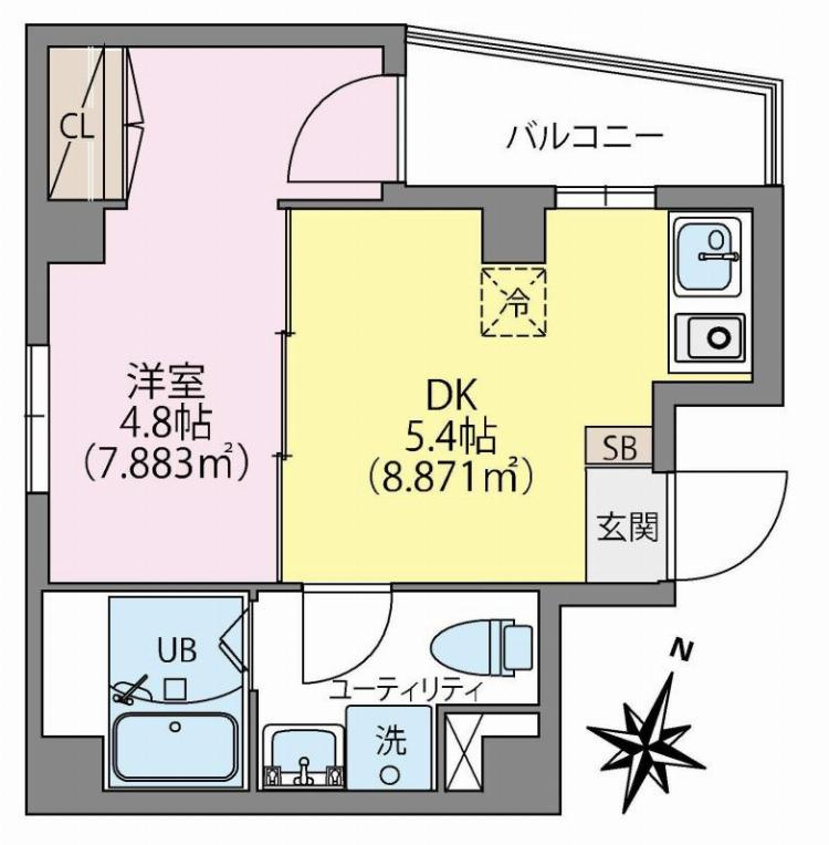 mocaの間取り|間取り図