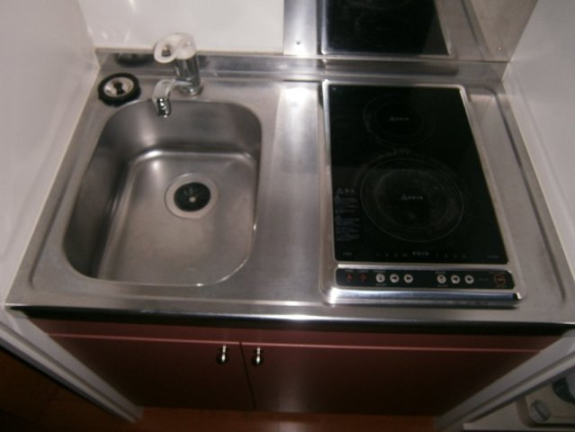 レオパレス青砥のキッチン|2口コンロ