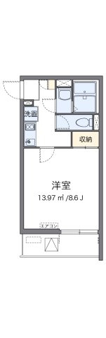 クレイノＳｍａｌｌＲｉｖｅｒⅡの間取り|代表的な間取のため実際の間取とは異なる場合があります