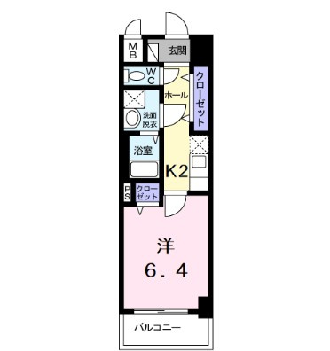 ベルク　フェルトの間取り