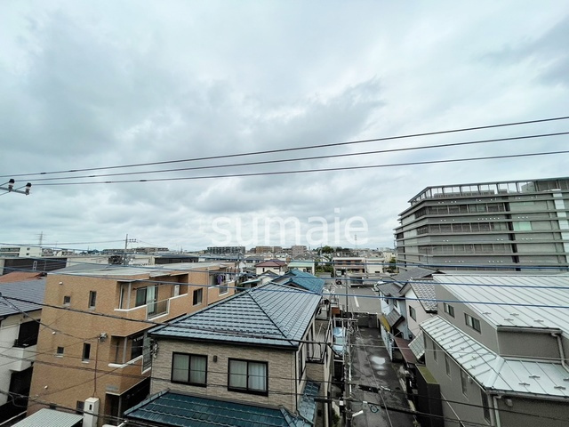 ミレニアム北浦和の展望|バルコニーからの景色です。