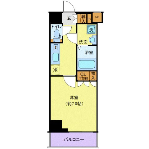 クレヴィスタ亀戸Ⅱの間取り
