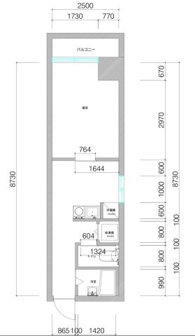 ライオンズマンション神楽坂第5の区画図|新規フルリフォーム実施中