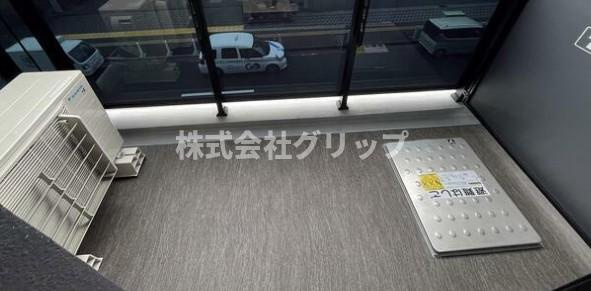 横浜市中区長者町４丁目の賃貸マンションのバルコニー