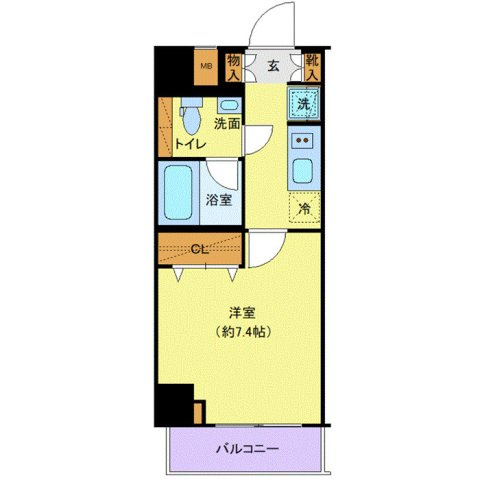 プレール・ドゥーク木場駅前の間取り