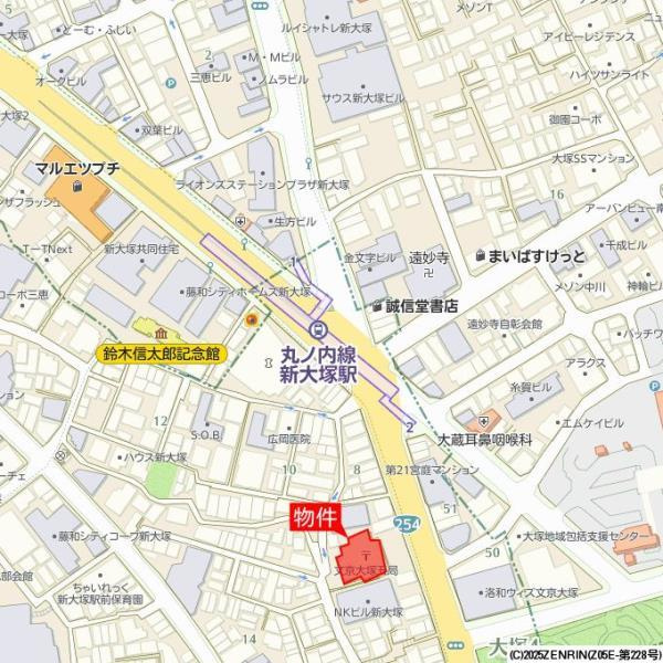 パレ・ドール文京メトロプラザＩの地図