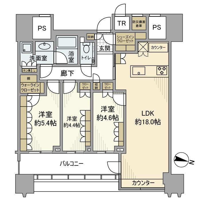 パークコート文京小石川ザタワーの間取り