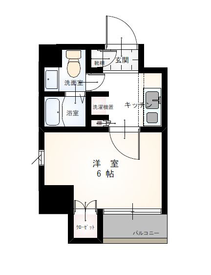 ビラビスタ猿楽町の間取り