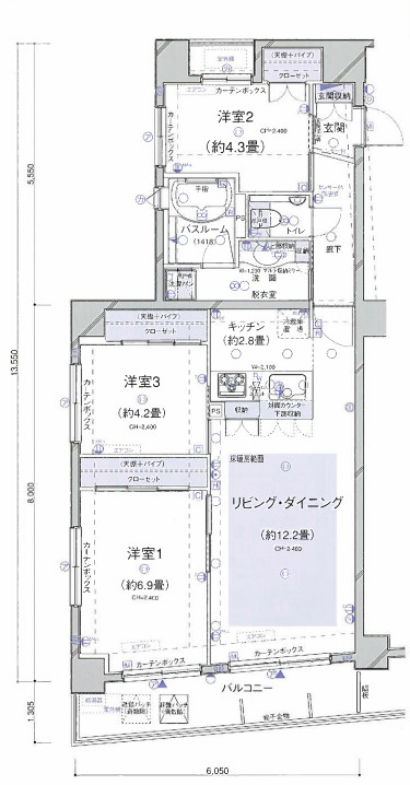 グリーンパーク日本橋人形町通りの間取り