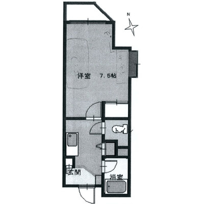 N’sコート139REX新橋の間取り