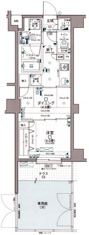 日神デュオステージ東向島の間取り