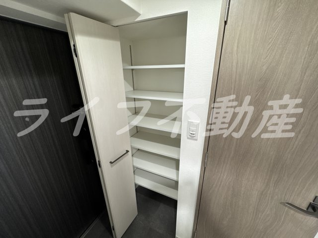 アドバンス大阪メルディアの収納|専用の収納スペースです
