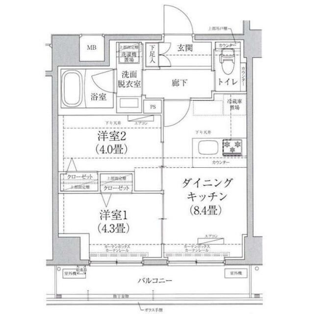 ティモーネグランデ錦糸町の間取り