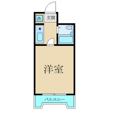 スカイコート市ヶ谷3の間取り