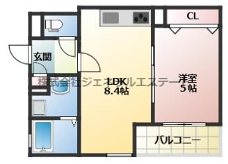 【間取り】 | CASA　CALMA上野口