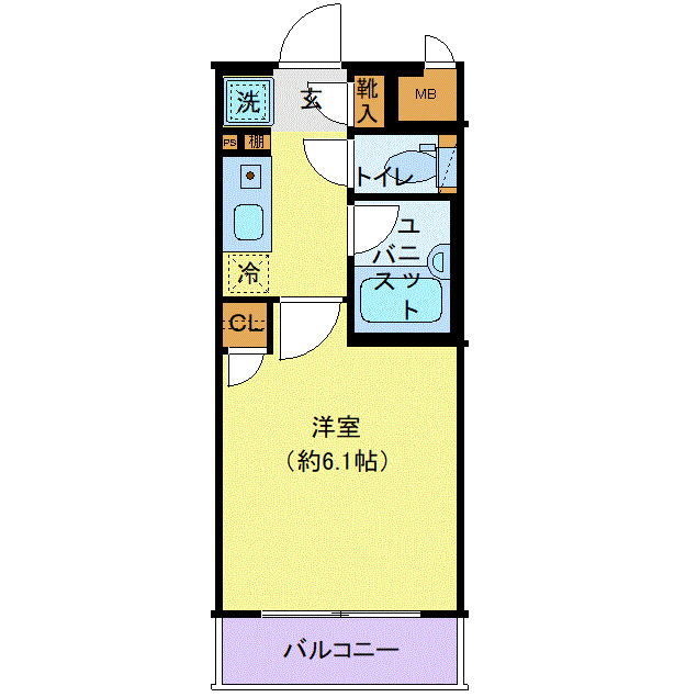 アヴァンツァーレ高輪の間取り