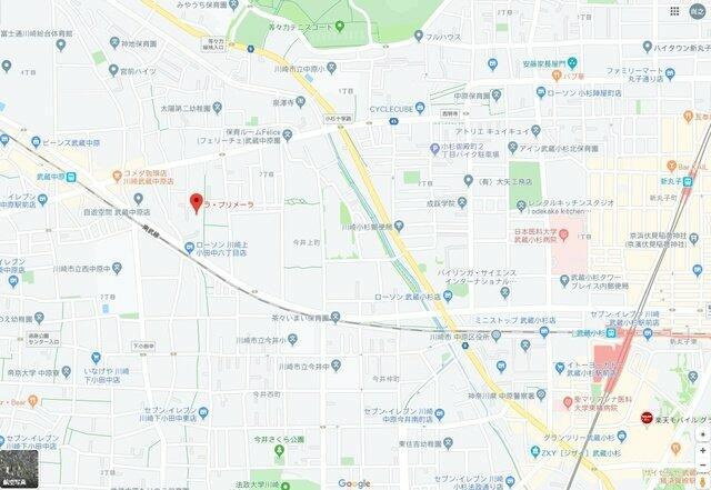 ラ・プリメーラの地図|周辺地図です