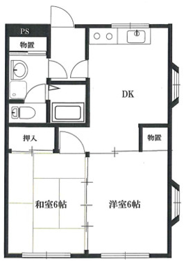 ジュネス喜多見の間取り