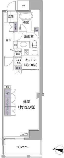 アビティ目黒の間取り|間取りです