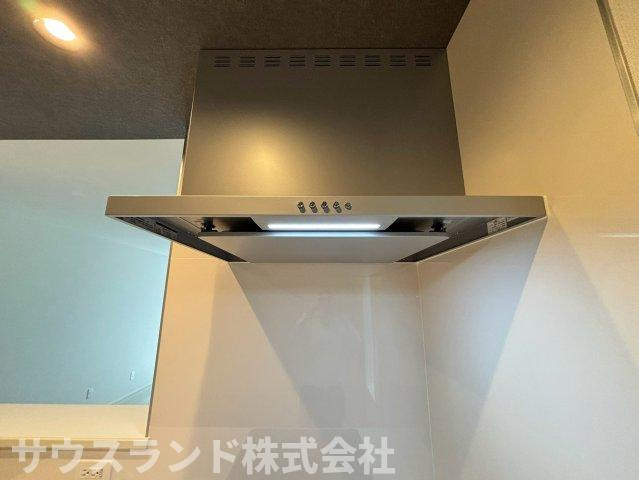 八王子市四谷町2期　のキッチン|料理中も快適に吸い込んでくれます。