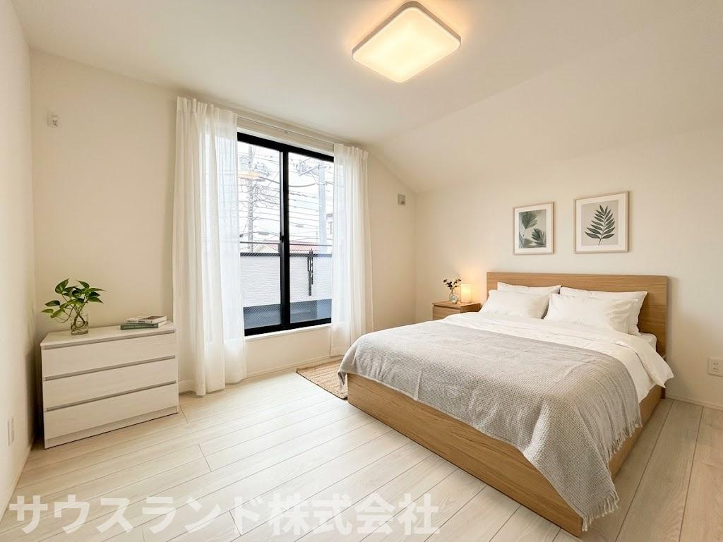 八王子市四谷町2期　の寝室|※本画像はCGで作成しており、実際に現地に家具は置かれておりません。また、価格に家具は含まれておりません。