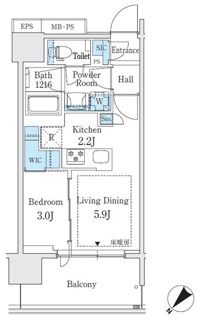 メイツ川口並木の間取り