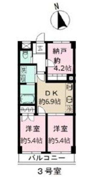 西船橋レジデンスの間取り