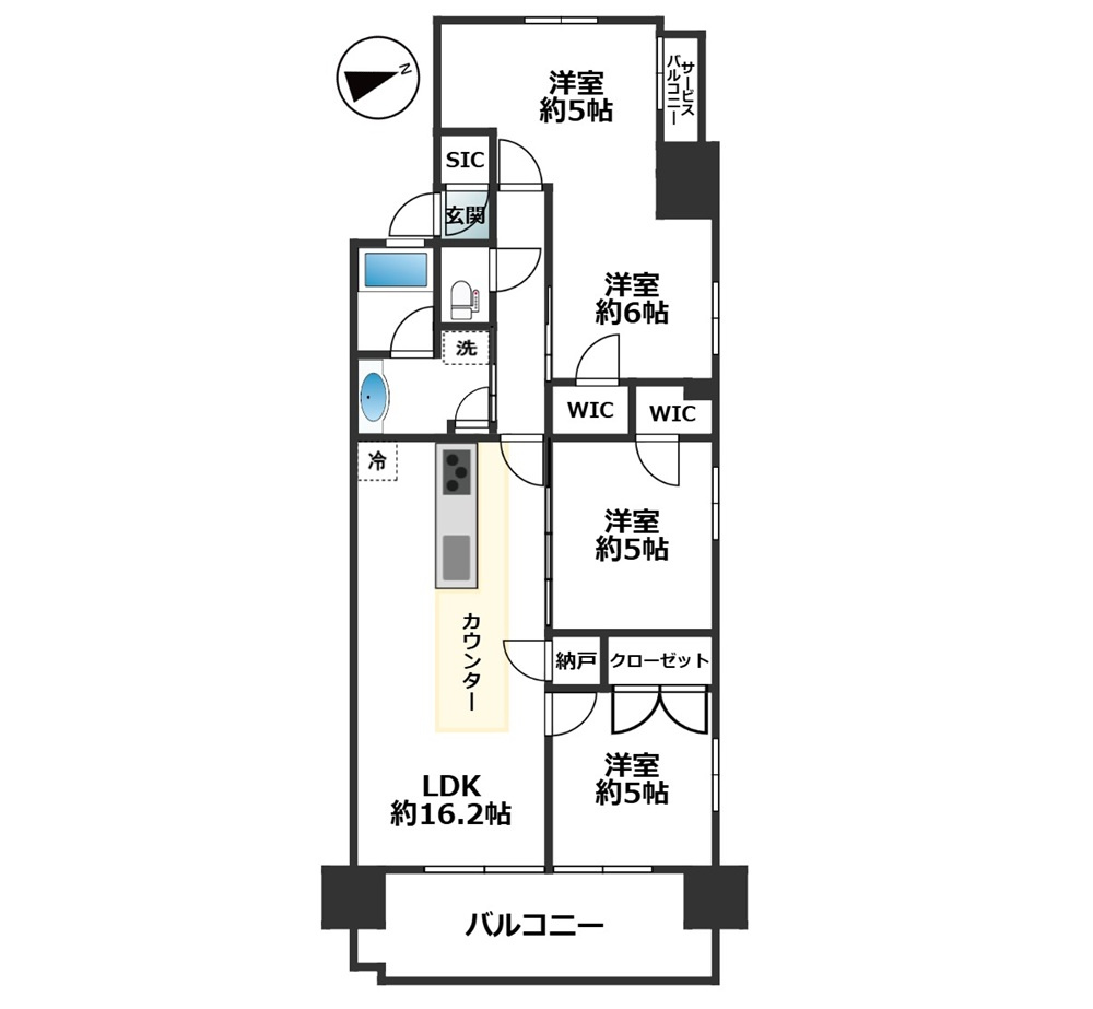 ルピアグランデ浦和美園の間取り