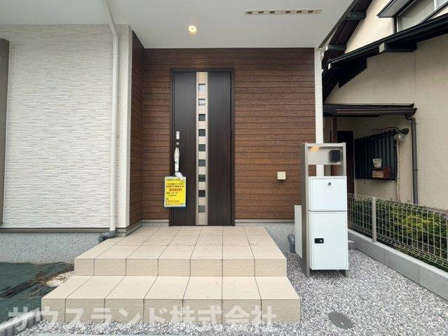 八王子市四谷町第1期の玄関