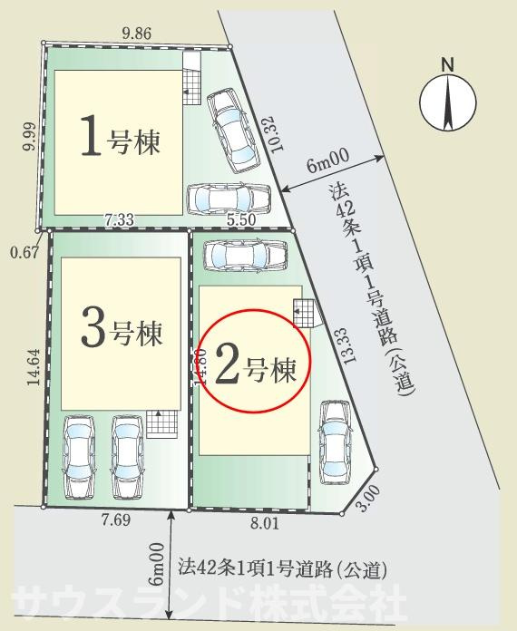 八王子市子安町4期の区画図|JR「八王子」駅徒歩15分の便利な立地。通勤通学はもちろん、休日のお出かけにも便利な、利便性と暮らしやすさを兼ね備えた住環境です。