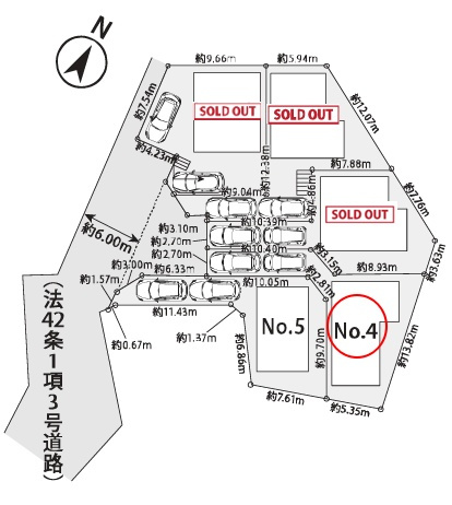 八王子市上柚木の区画図|新しい住まいが集まり、新しいコミュニティが生まれる多棟分譲地。安心して暮らせる環境と、これから育まれる街の温もりが魅力です。